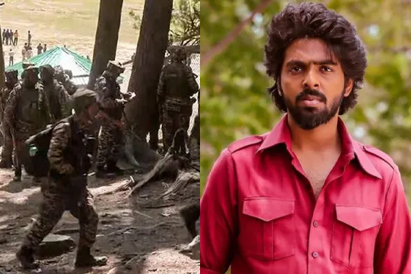 gv prakash about pahalgam incident