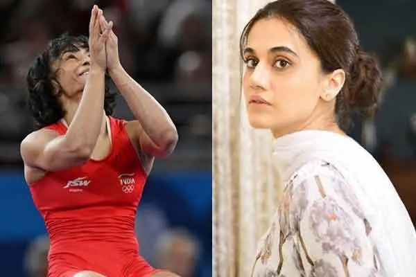 tapsee about vinesh phogath disqualified