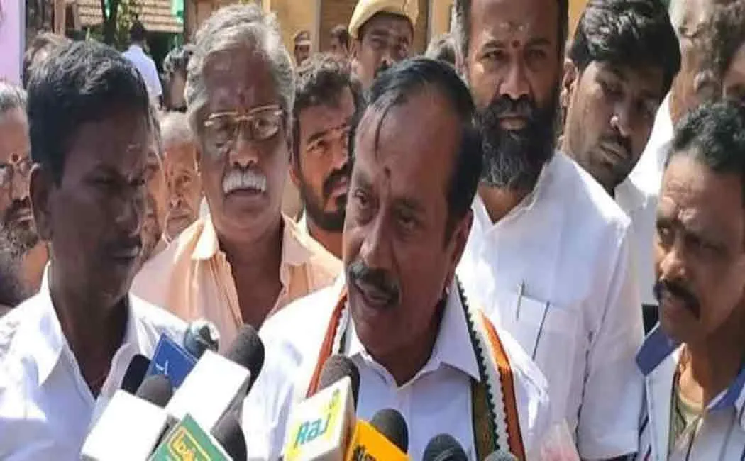 H. Raja said that the governor did not read the speech because there were lies in it.