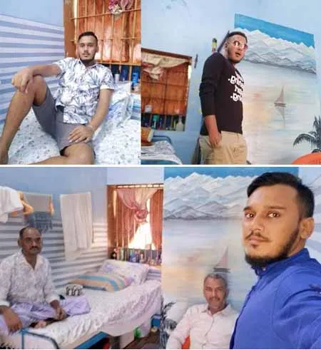 Prisoners in luxury life - pictures