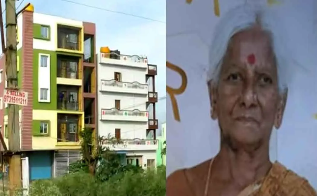 The woman who beat the old woman and put it in a sack and kept it in the cupbourd