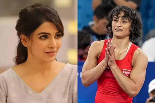 samantha about Vinesh Phogat disqualified
