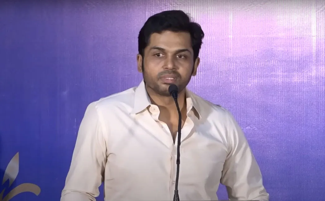 karthi latest speech about students 