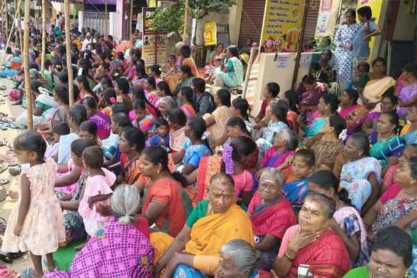 Public struggle against merging Panchayat  Chidambaram Municipality