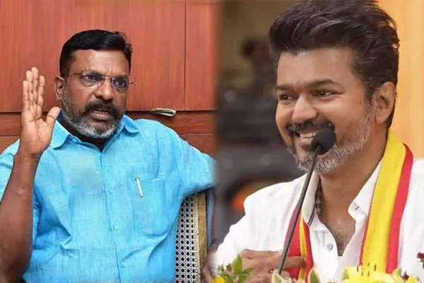  Thirumavalavan responds to a question about Vijay