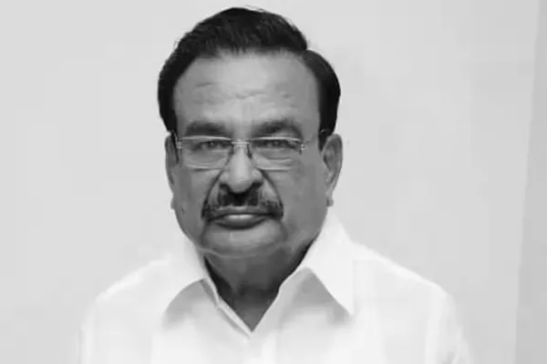 mdmk MP Ganesamoorthy passed away