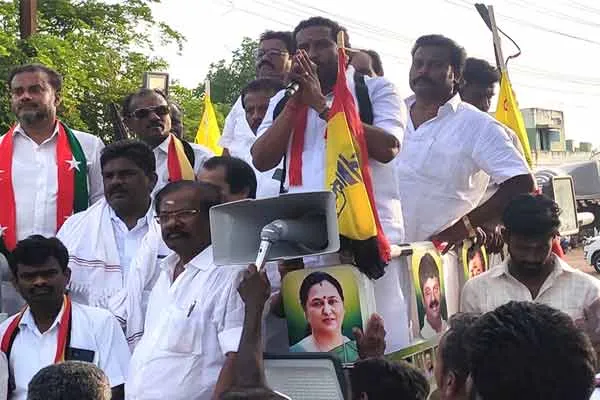 AIADMK campaign in Sivaganga constituency