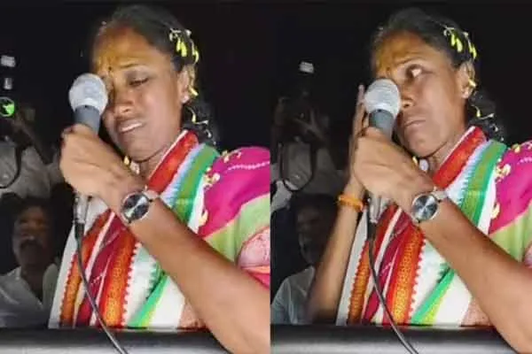Jyotimani, who was crying during the campaign