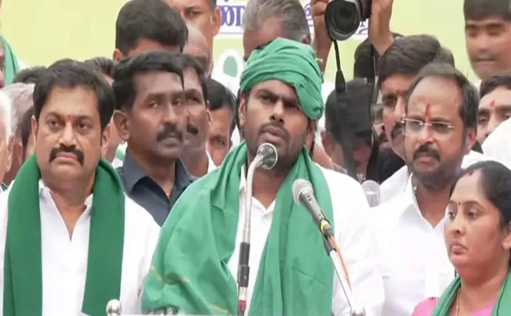 “As long as I live I will not let a handful of soil be taken; annur sipcot” - Annamalai