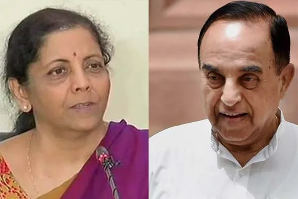 nirmala sitharaman Subramanian Swamy