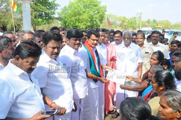  Senthil Balaji started the Election campaign first in karur