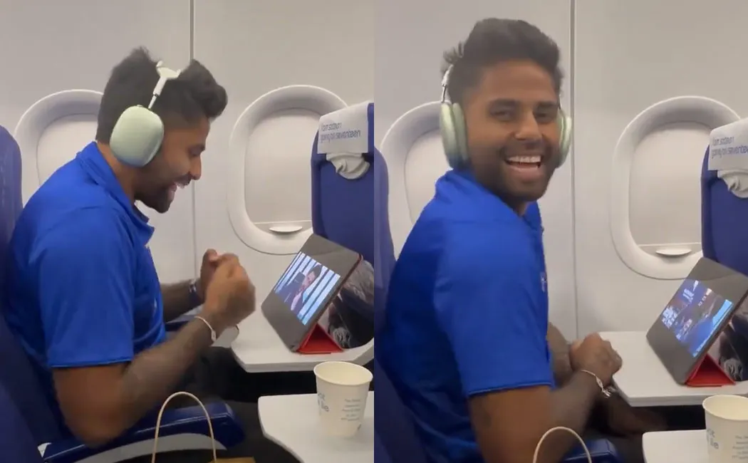 surya kumar yadav watching vaarisu movie 