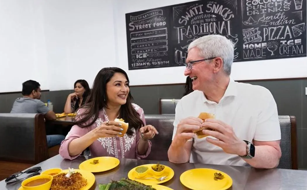 Apple CEO Tim Cook thanked Madhuri Dixit