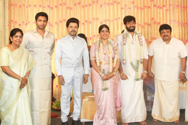 Legend Saravanan at Adhik Ravichandran  Aishwarya wedding