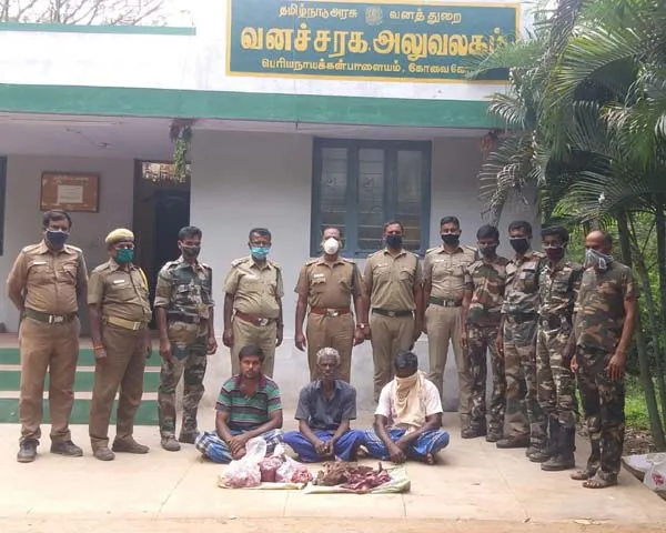 coimbatore - periyanaickenpalayam - Inspection of Forest Officers