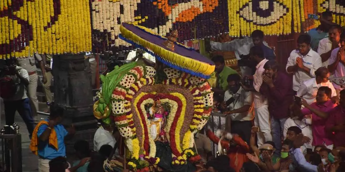  Arthanariswarar who comes out only once a year!