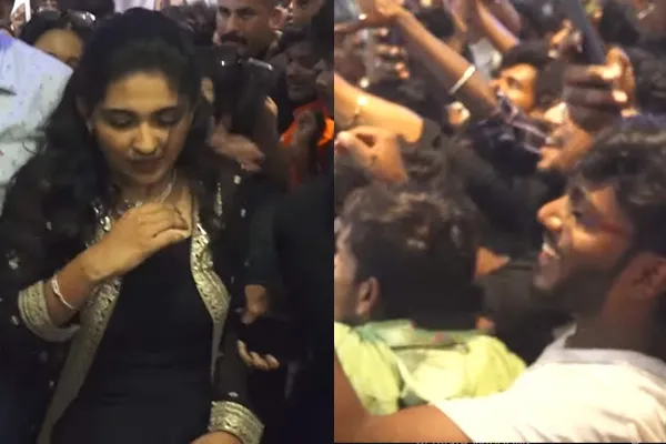 mamitha baiju chennai crowd event