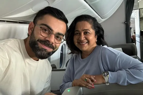 radhika sarathkumar meets virat kohli 