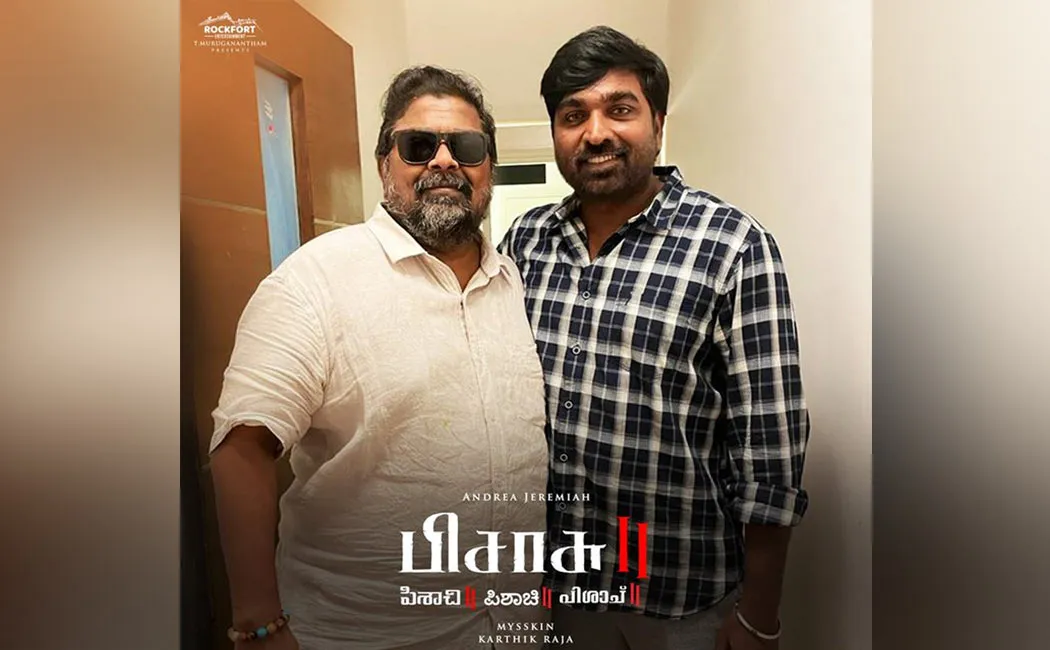 Vijay Sethupathi completed dubbing pisasu2 movie