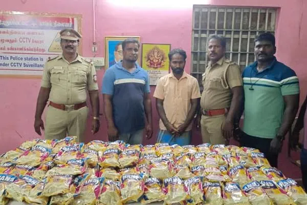 Police seize narcotics, tobacco products near Pudupet
