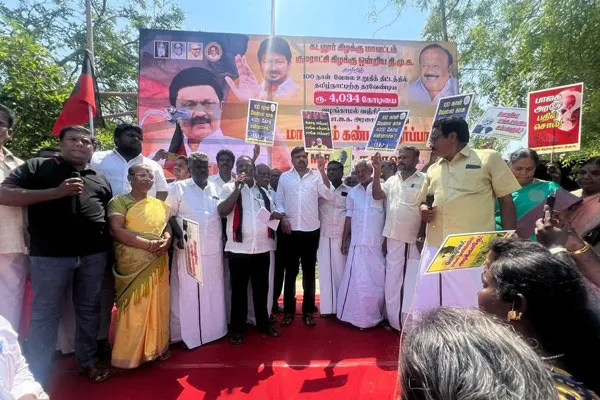 DMK struggle  against BJP government!