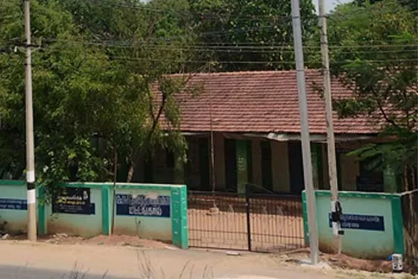 High-voltage power line passing near Pudukkottai Govt School campus