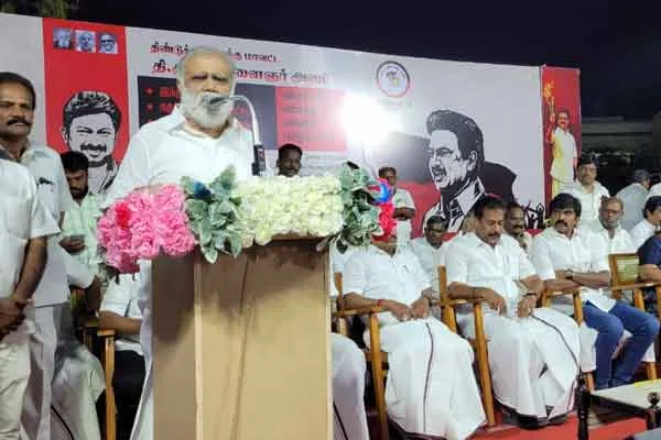 No movement equal to DMK can be formed says  Minister I. Periyasamy