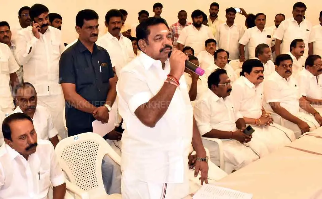EPS consults with AIADMK executives on Erode by-elections