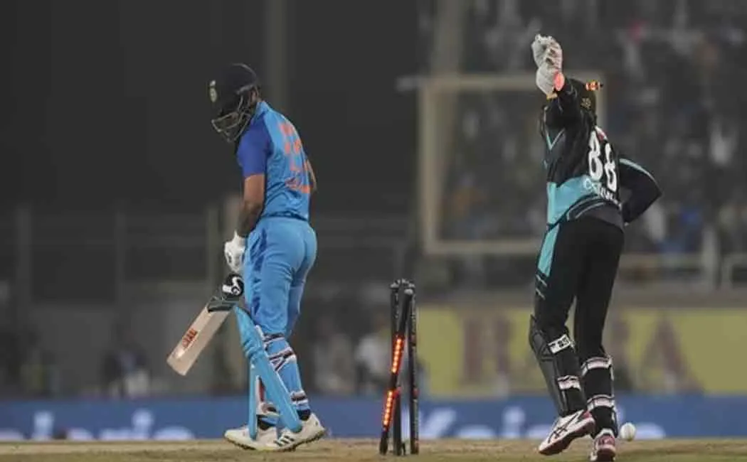 India lost the first T20 against New Zealand