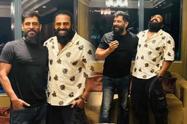 rishab shetty meets vikram regards thangalaan