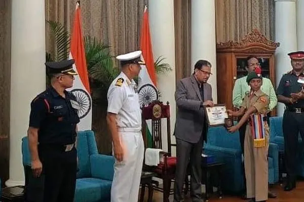 Governor praises NCC students for their achievements at various levels