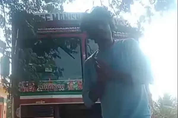 Lorry driver accused inspector