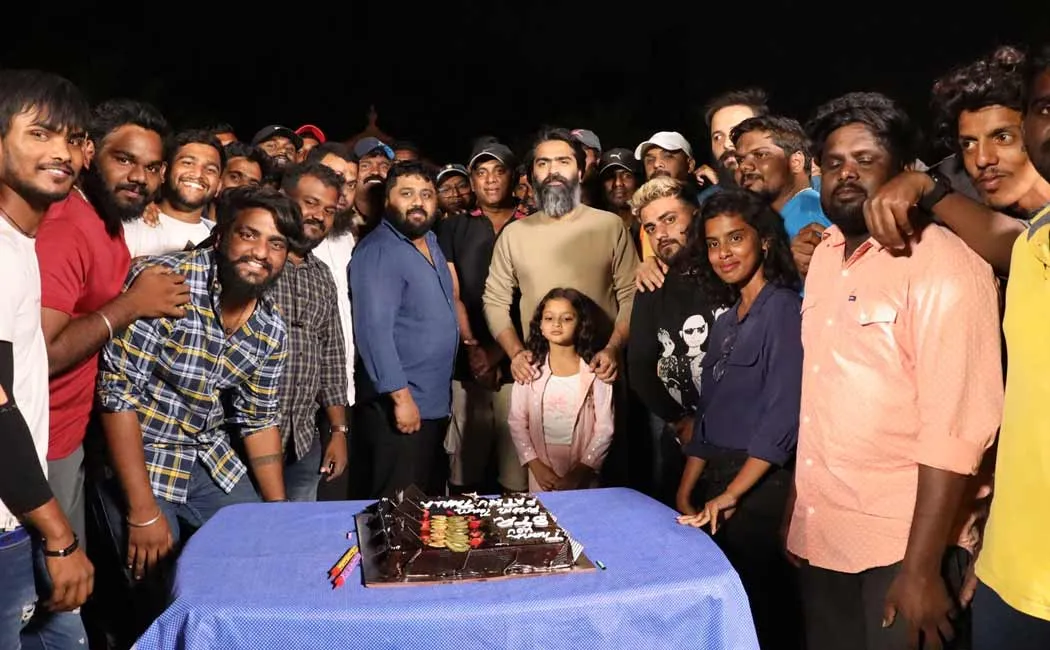 simbu pathu thala shoot wrap 
