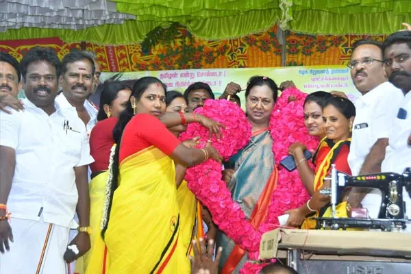 Premalatha Vijayakanth passionate speech in Dindigul 