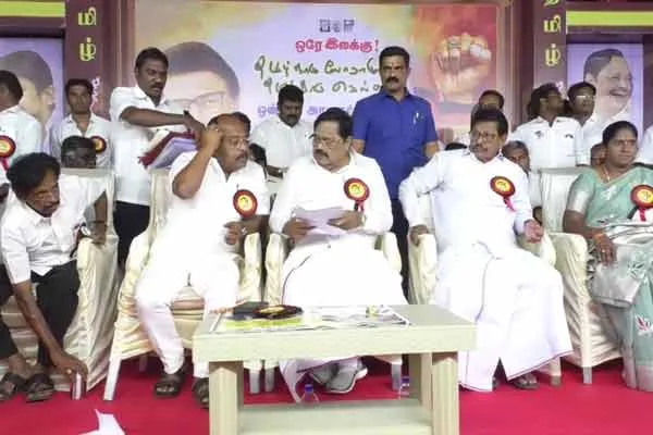 Minister Duraimurugan said I am afraid that mk stalin will surpass kalaignar  
