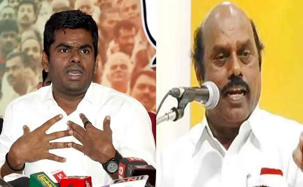 Annamalai regarding DMK ministers pressmeet