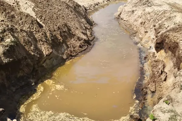 Public alleges that Panchami is grabbing land and running a sand quarry