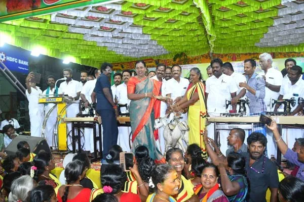 Premalatha Vijayakanth passionate speech in Dindigul 