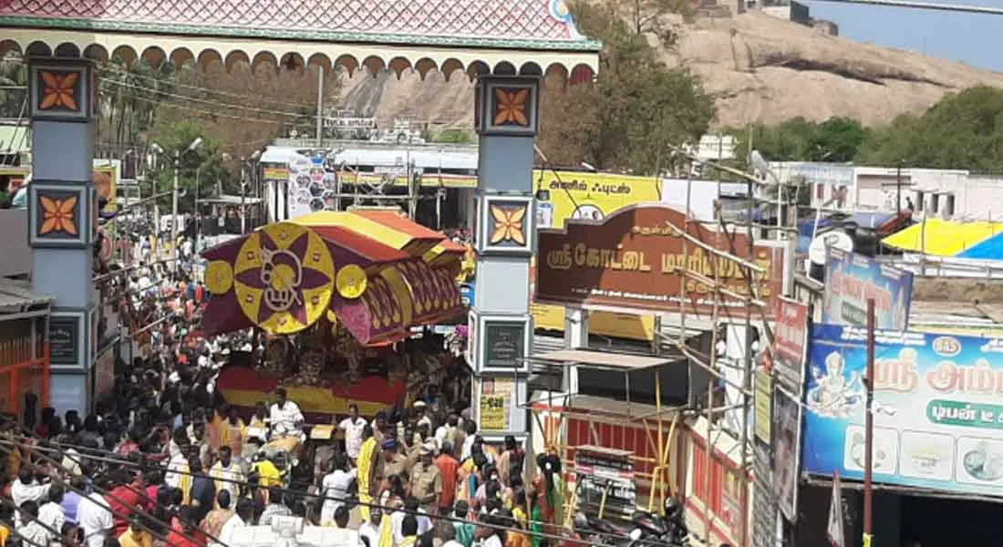Dindigul flower Function! Thousands of devotees piled on!