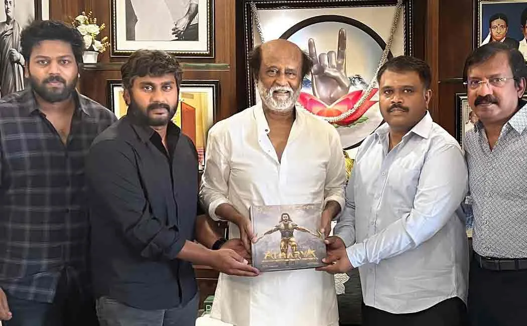  Rajinikanth launched MS Dhoni Atharva The Origin book 
