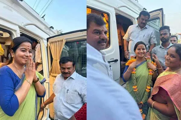 TTV Dhinakaran's wife Anuradha is campaigning in Theni constituency