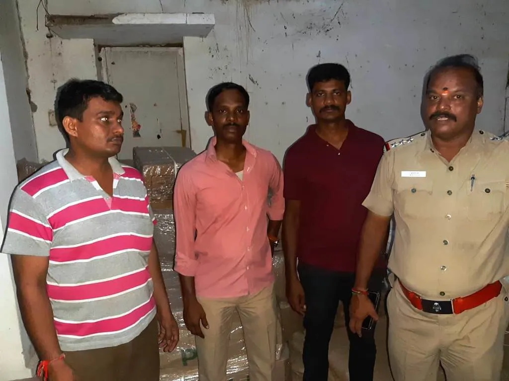 5 lakhs worth of tobacco products seized at Chidambaram