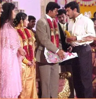 ajith in vijay's wedding