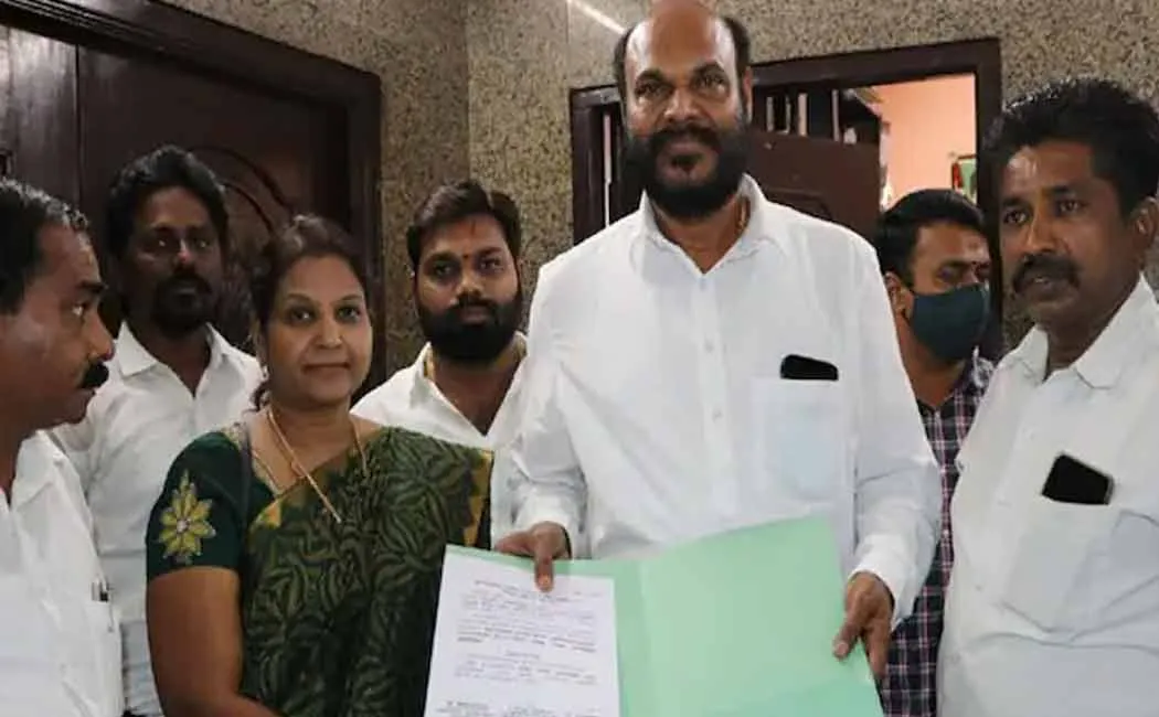 John Pandian addressed the public meeting