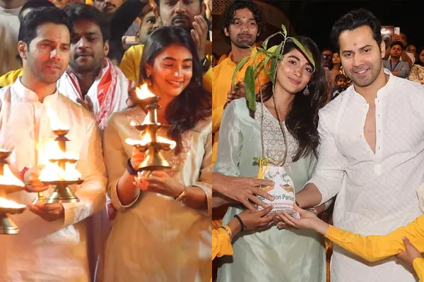 Pooja Hegde Perform Ganga Aarti In Rishikesh
