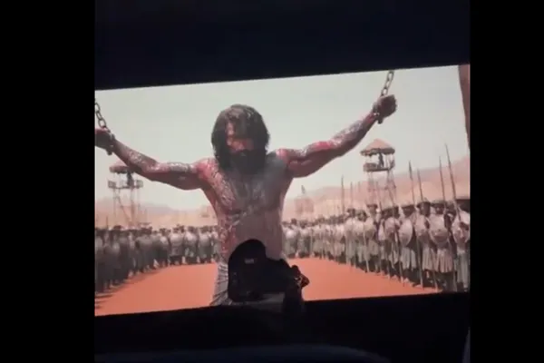 During Chhava screening, man vandalises multiplex screen in gujarat