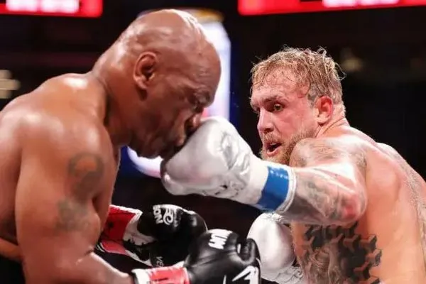 Jake Paul defeated Mike Tyson