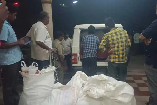  BJP logo and gifts worth around 10 lakhs were confiscated