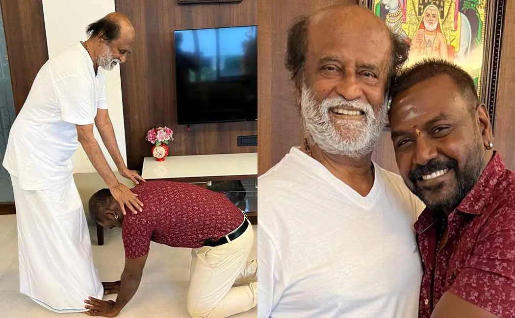 Chandramukhi 2 shooting started today -  Raghava Lawrence get blessing with rajinikanth