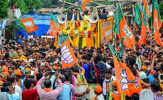 hariyana and Maharashtra assembly election 2019 bjp alliance leading  